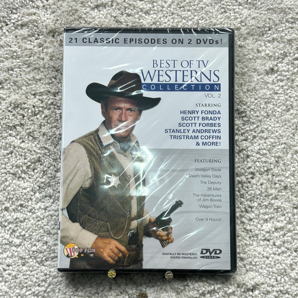 Best of TV Westerns Collection Vol. 2 2010 DVD Henry Fonda Scott Brady NTSC